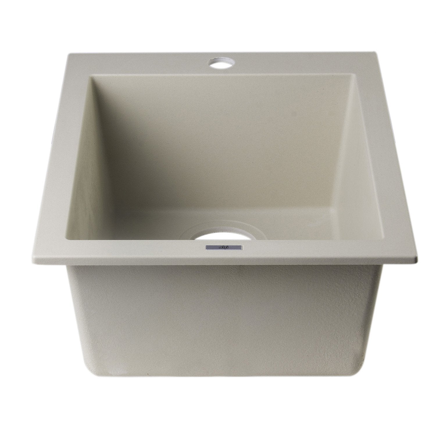 ALFI, ALFI AB1720DI-B Biscuit 17" Drop-In Rectangular Granite Composite Prep Sink