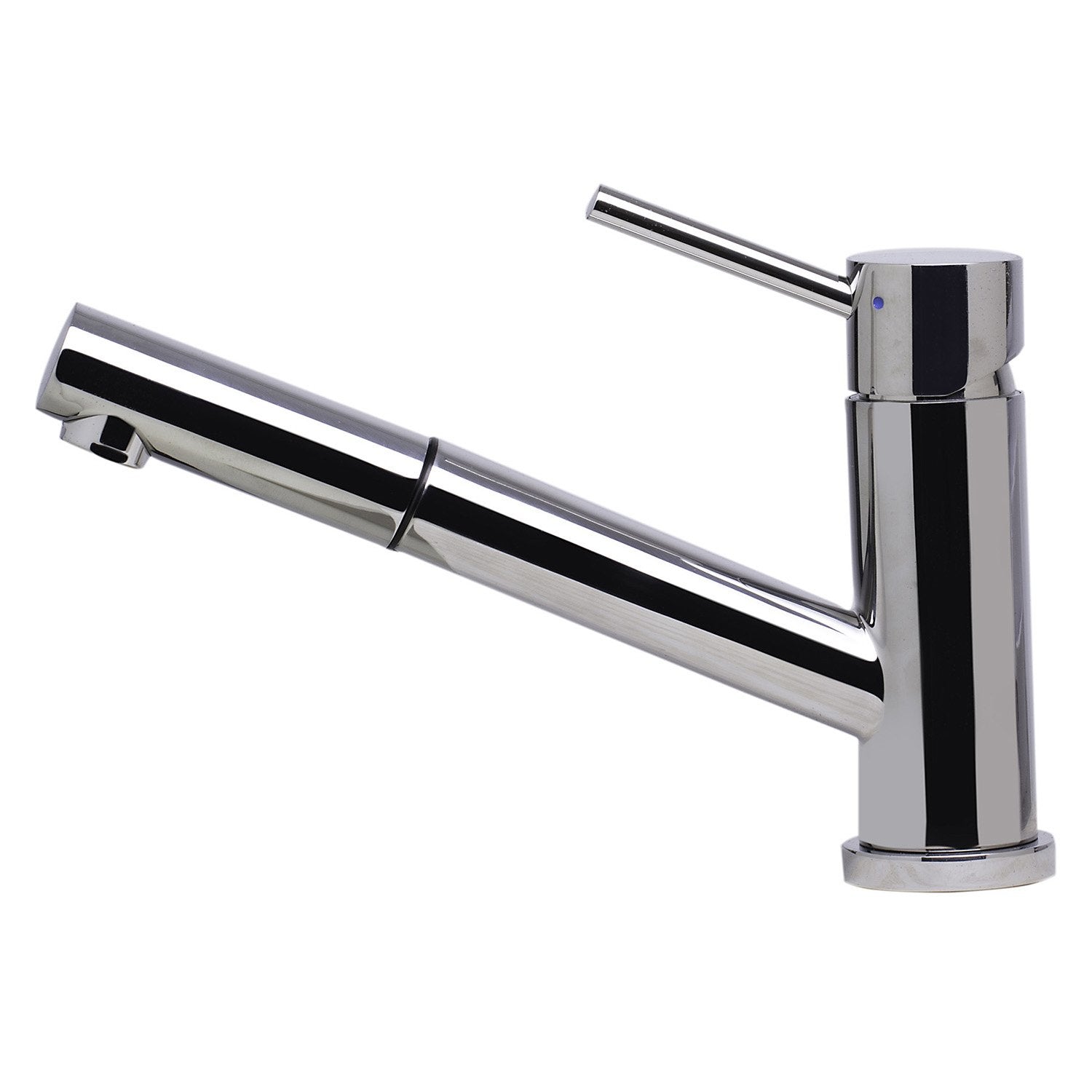 ALFI, ALFI AB2025-PSS Solid Polished Stainless Steel Pull Out Single Hole Faucet