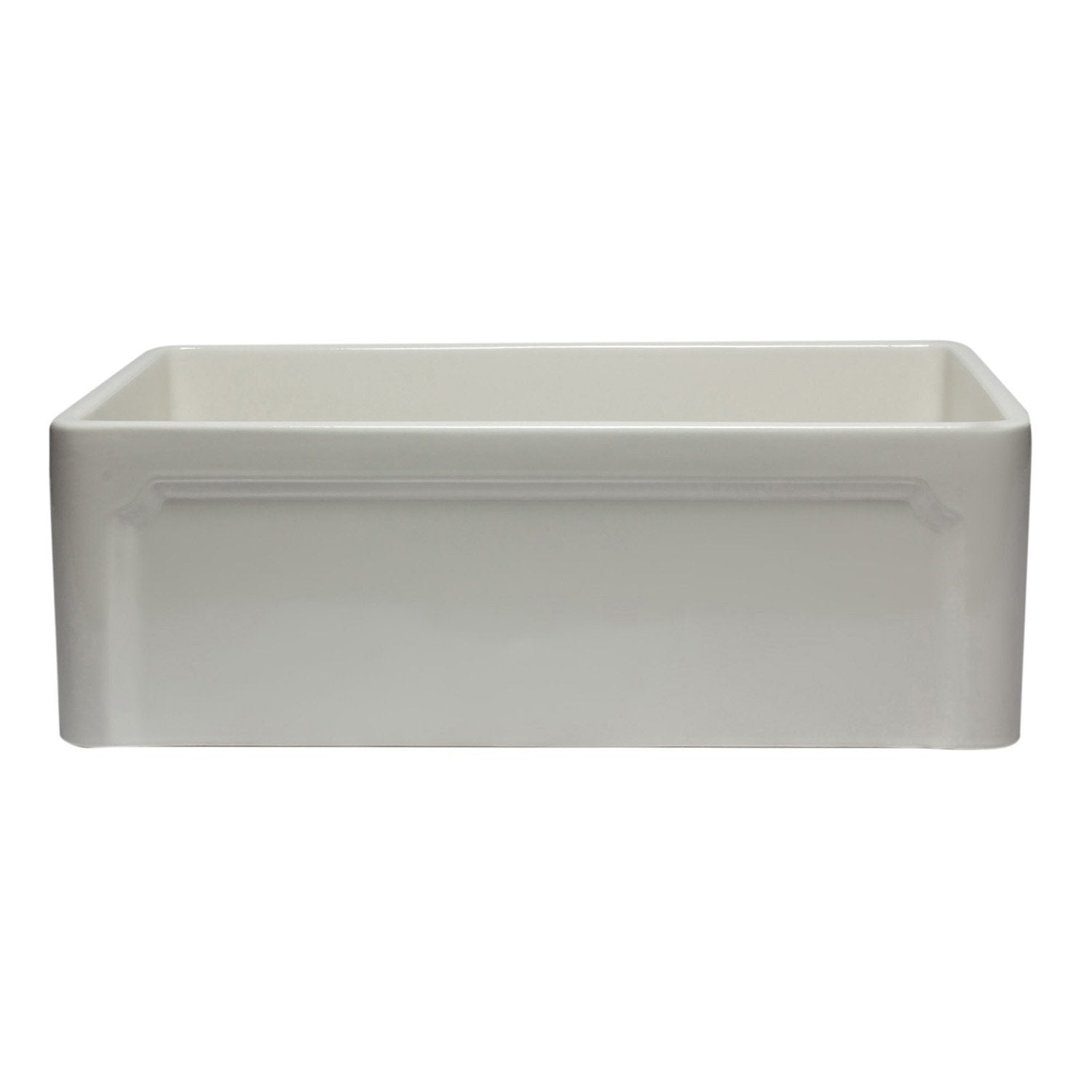 ALFI, ALFI AB3020SB-B 30 inch Biscuit Reversible Single Fireclay Farmhouse Sink