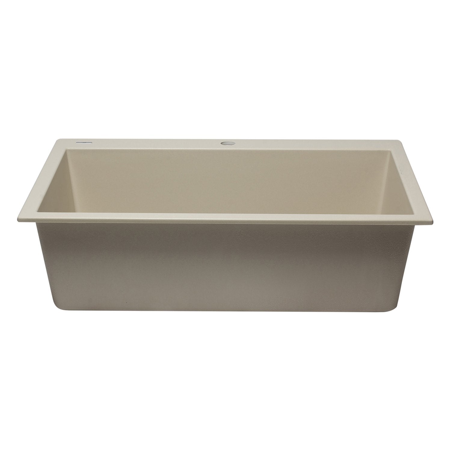 ALFI, ALFI AB3322DI-B Biscuit 33" Single Bowl Drop in Granite Composite Kitchen Sink