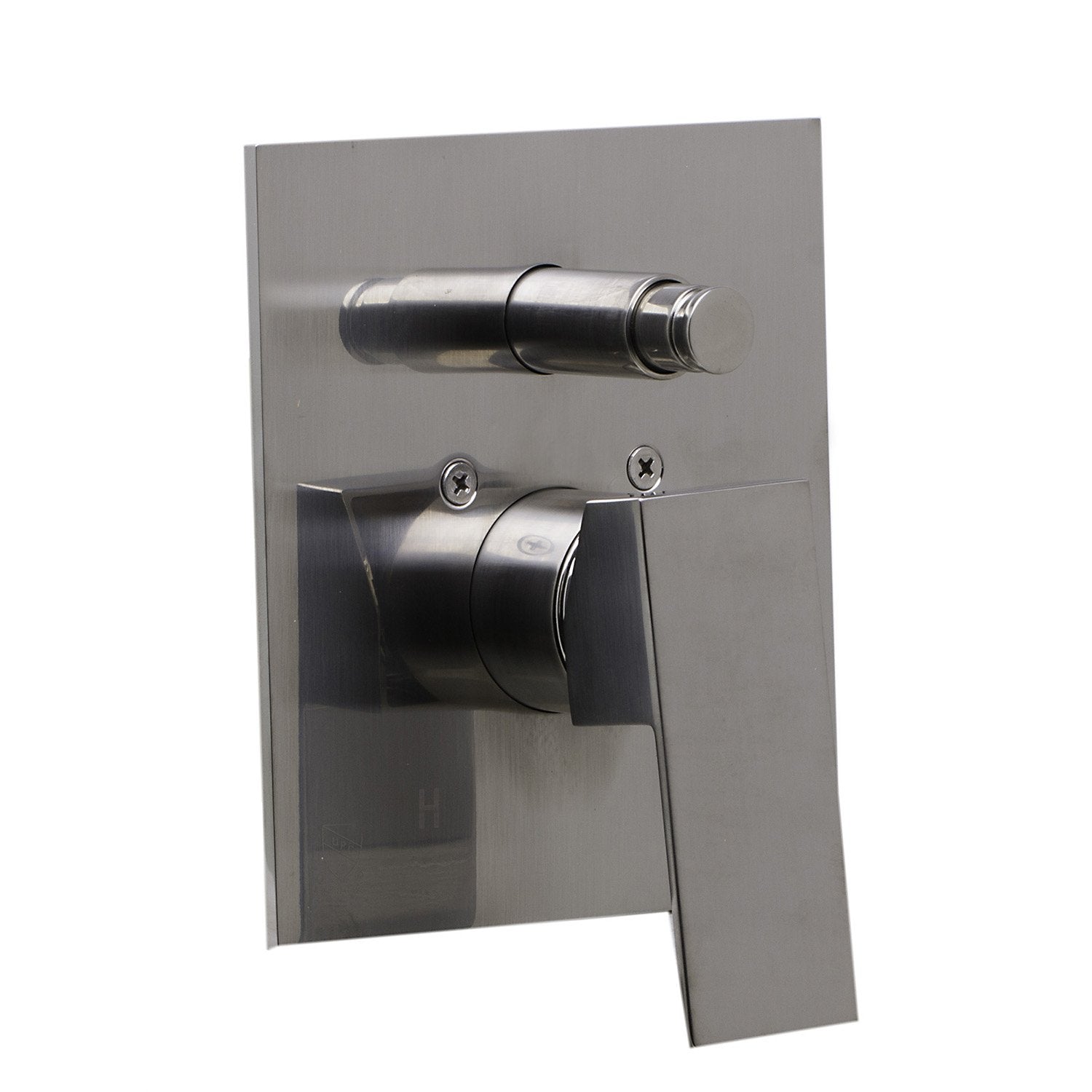 ALFI, ALFI AB5601-BN Brushed Nickel Shower Mixer with Square Lever Handle and Diverter