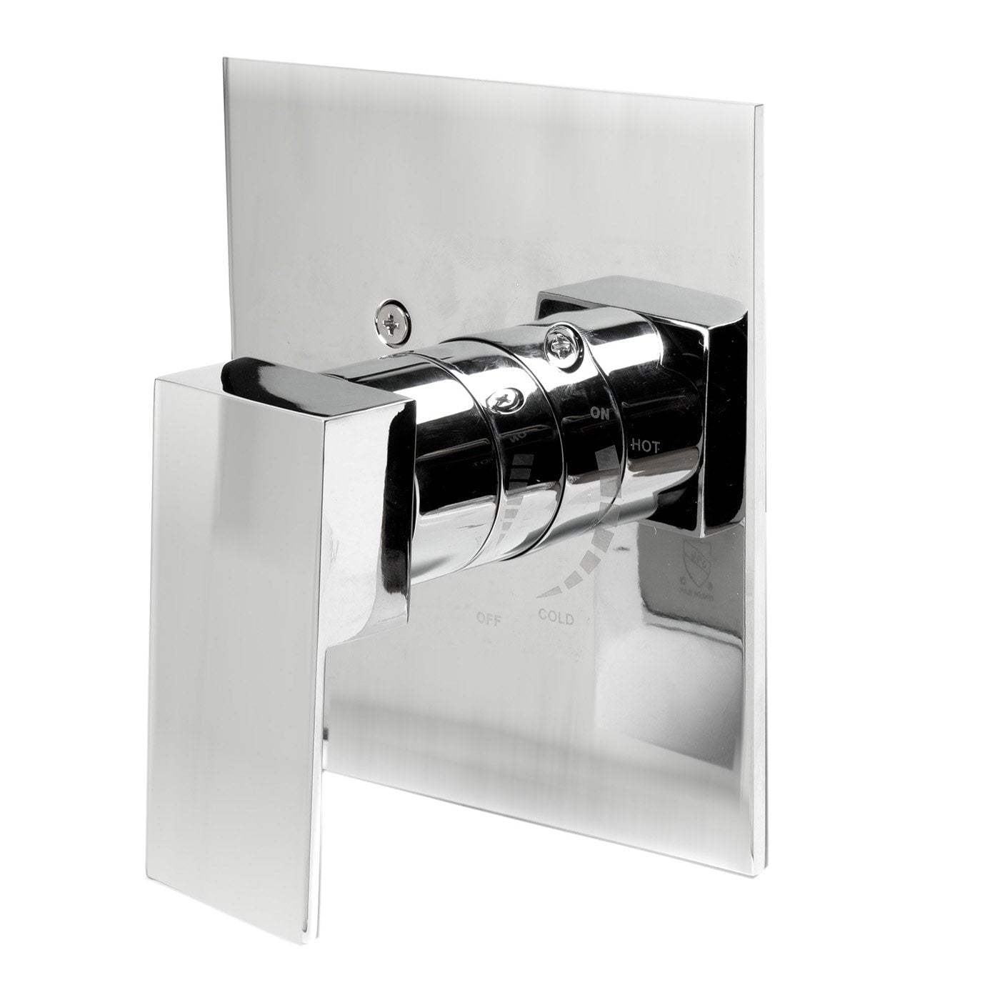 ALFI, ALFI AB6701-PC Polished Chrome Modern Square Pressure Balanced Shower Mixer