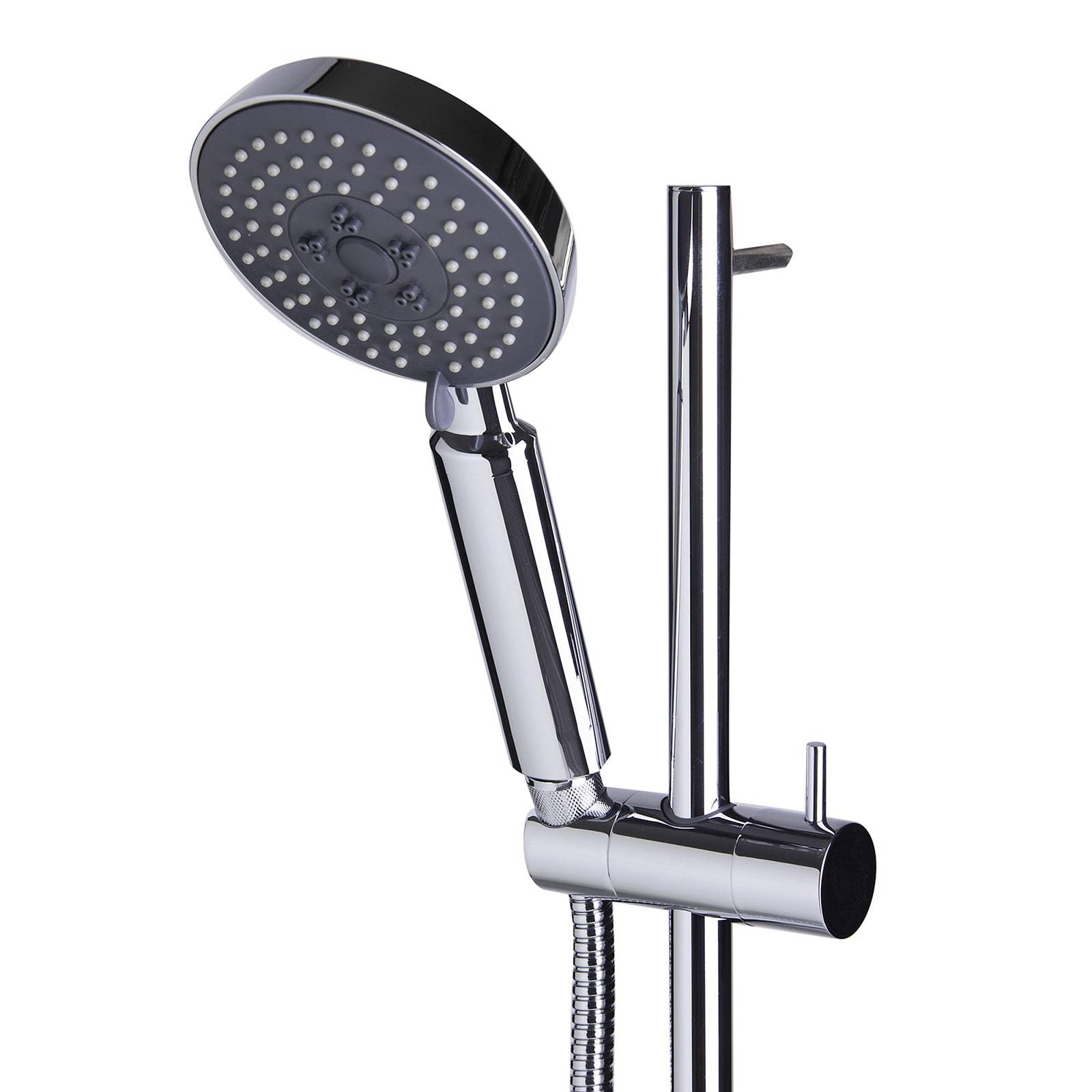 ALFI, ALFI AB7938-PC Polished Chrome Sliding Rail Hand Held Shower Head Set with Hose