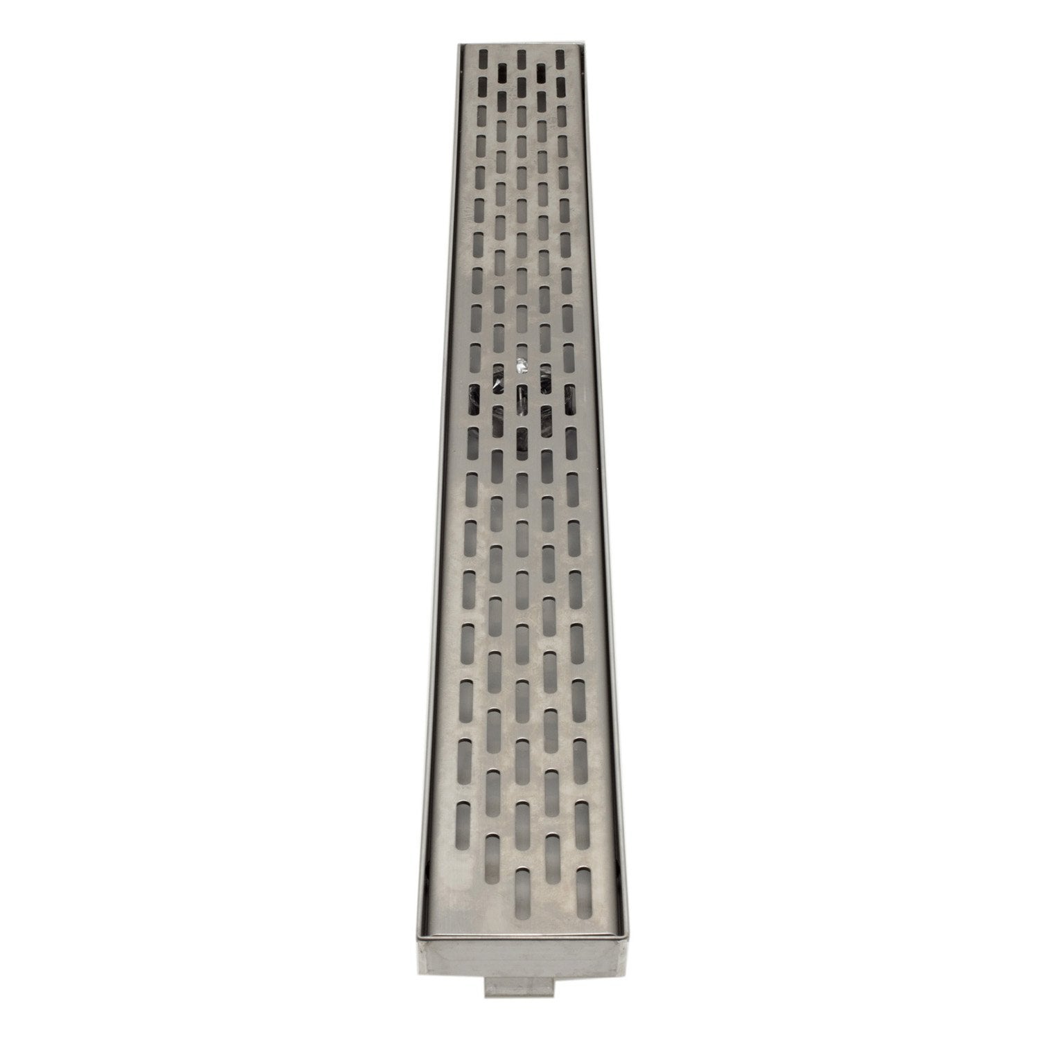 ALFI, ALFI ABLD32C-BSS 32" Modern Stainless Steel Linear Shower Drain with Groove Holes