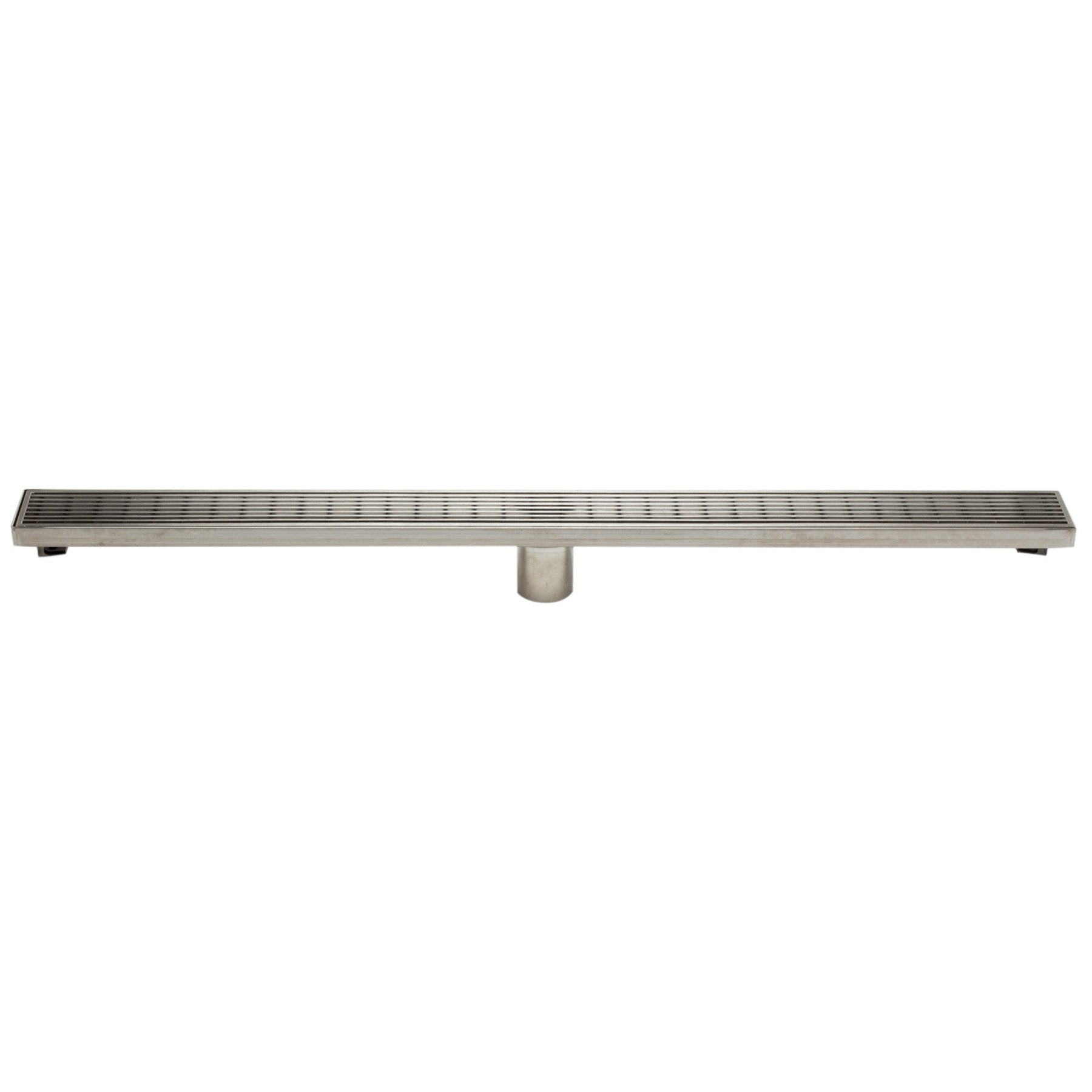 ALFI, ALFI ABLD36D 36" Modern Stainless Steel Linear Shower Drain with Groove Lines