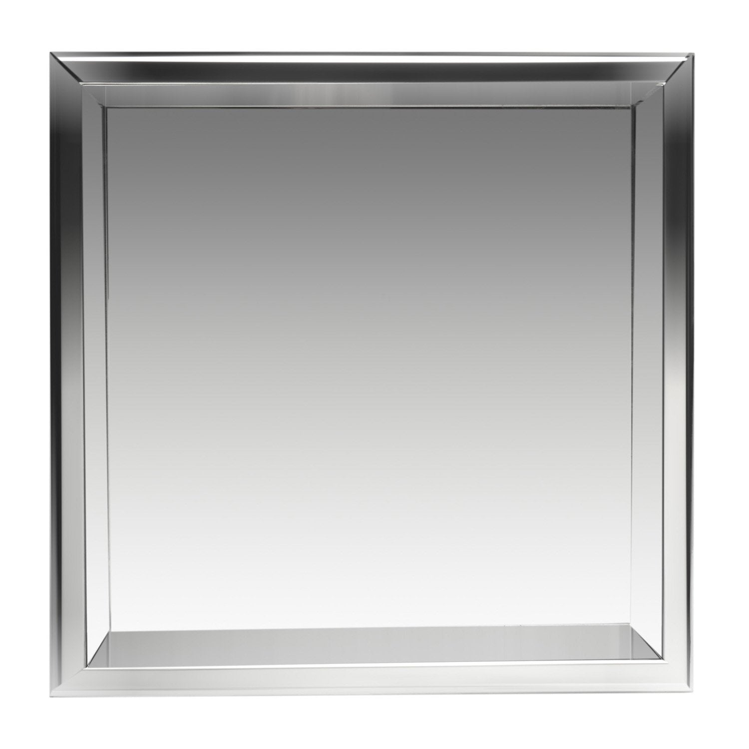 ALFI, ALFI ABN1616-PSS 16 x 16 Polished Stainless Steel Square Single Shelf Bath Shower Niche