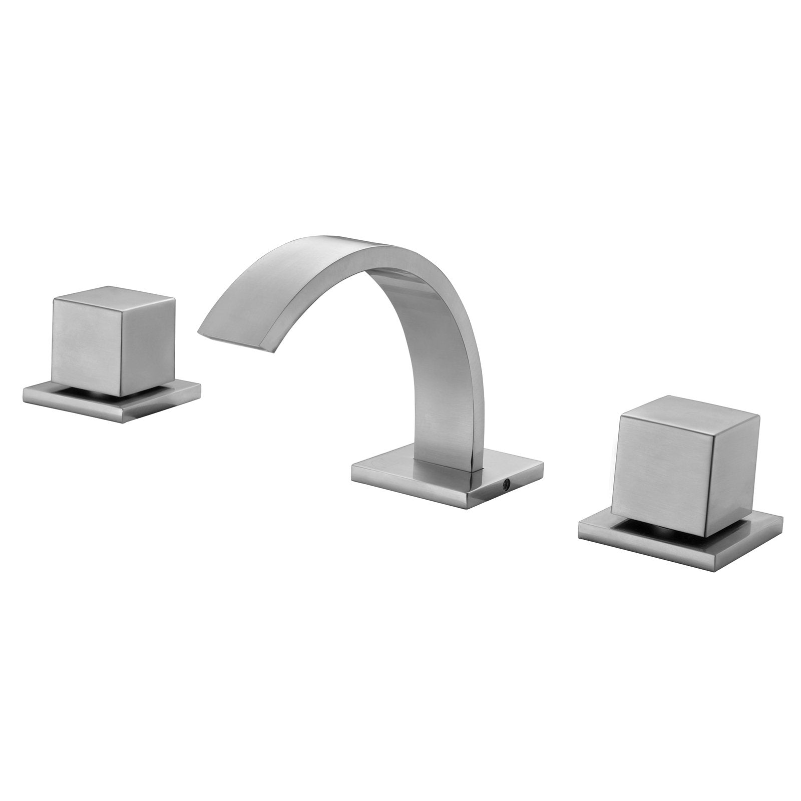 ALFI, ALFI Brand AB1326-BN Brushed Nickel Modern Widespread Bathroom Faucet