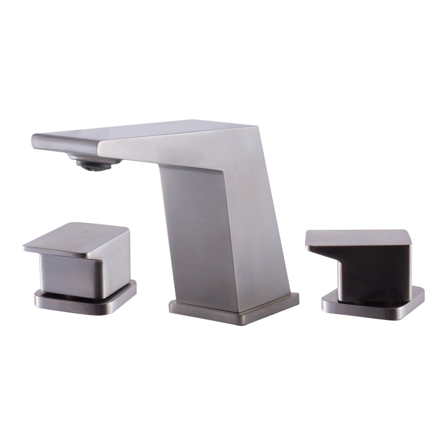 ALFI, ALFI Brand AB1471-BN Brushed Nickel Modern Widespread Bathroom Faucet