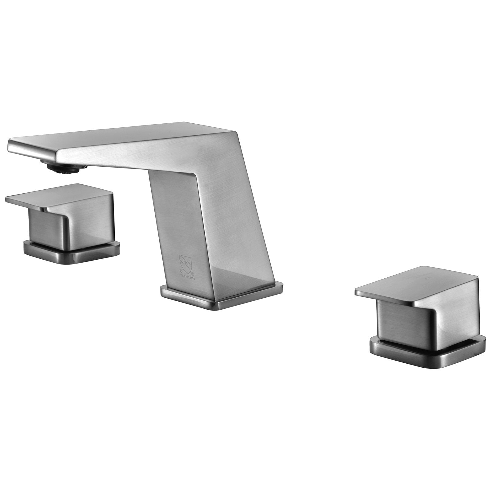 ALFI, ALFI Brand AB1471-BN Brushed Nickel Modern Widespread Bathroom Faucet