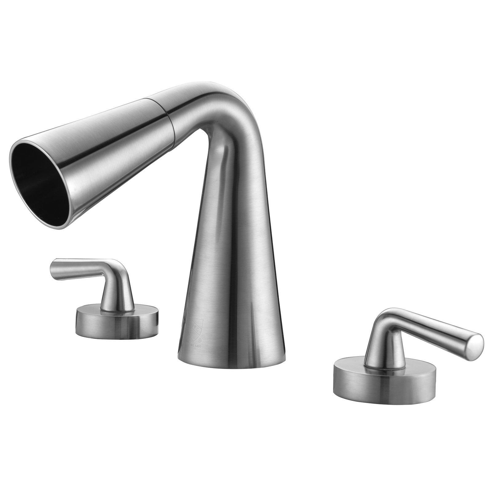 ALFI, ALFI Brand AB1790-BN Brushed Nickel Widespread Cone Waterfall Bathroom Faucet