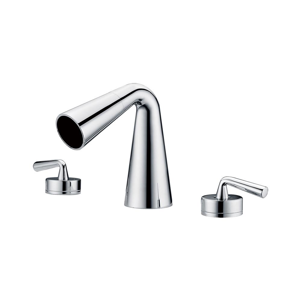 ALFI, ALFI Brand AB1790-PC Polished Chrome Widespread Cone Waterfall Bathroom Faucet