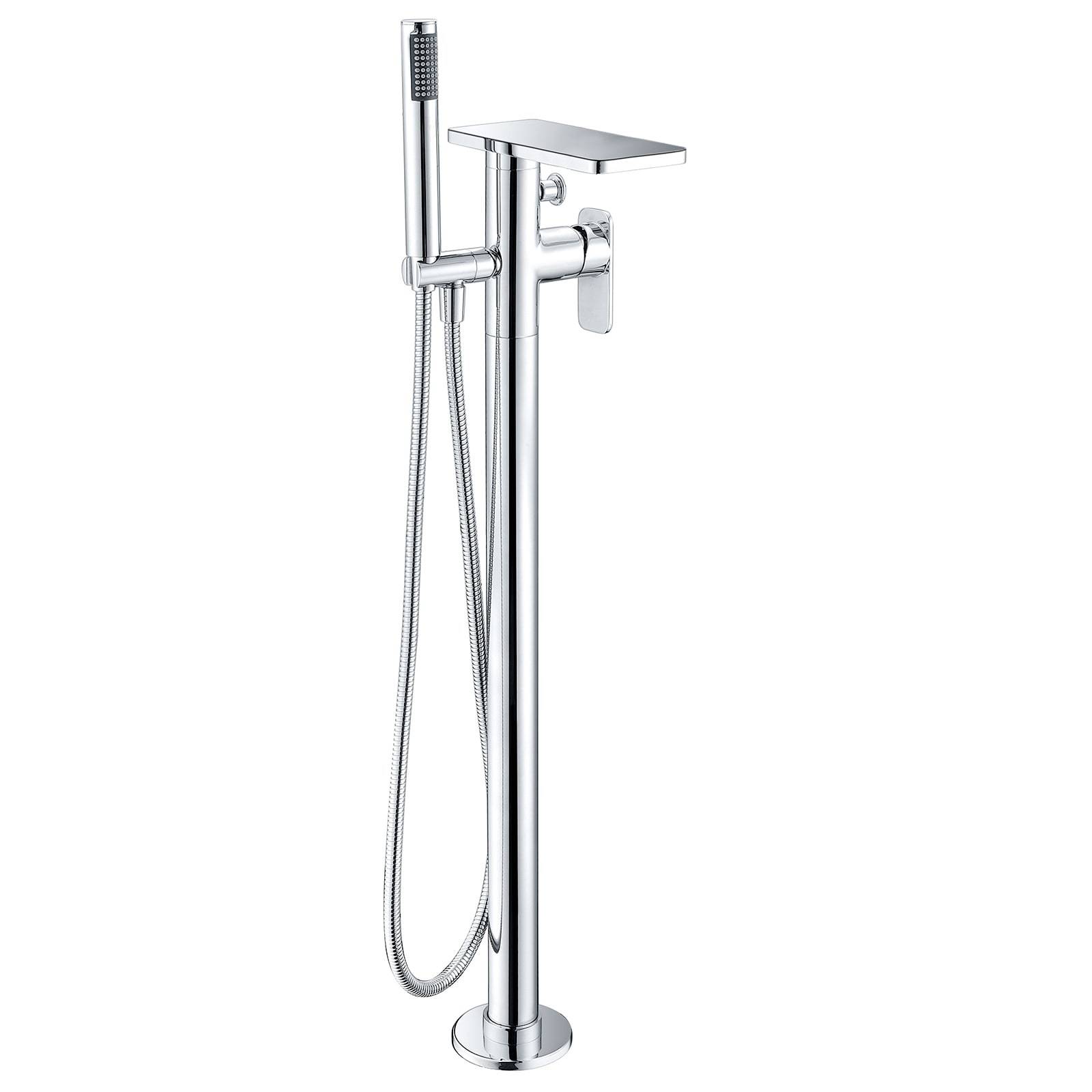 ALFI, ALFI Brand AB2875-PC Polished Chrome Free Standing Floor Mounted Bath Tub Filler