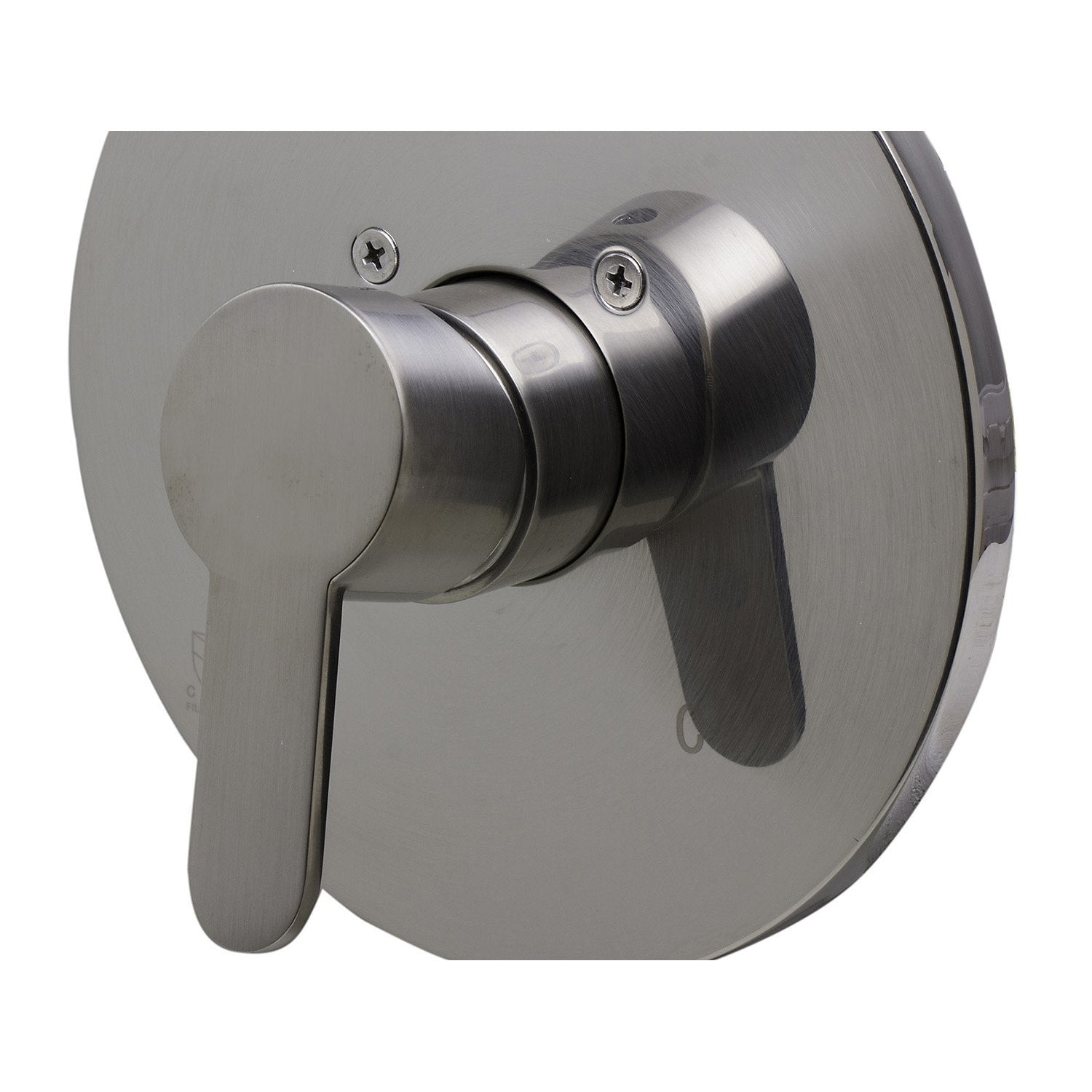 ALFI, ALFI Brand AB3001-BN Brushed Nickel Shower Valve Mixer with Rounded Lever Handle