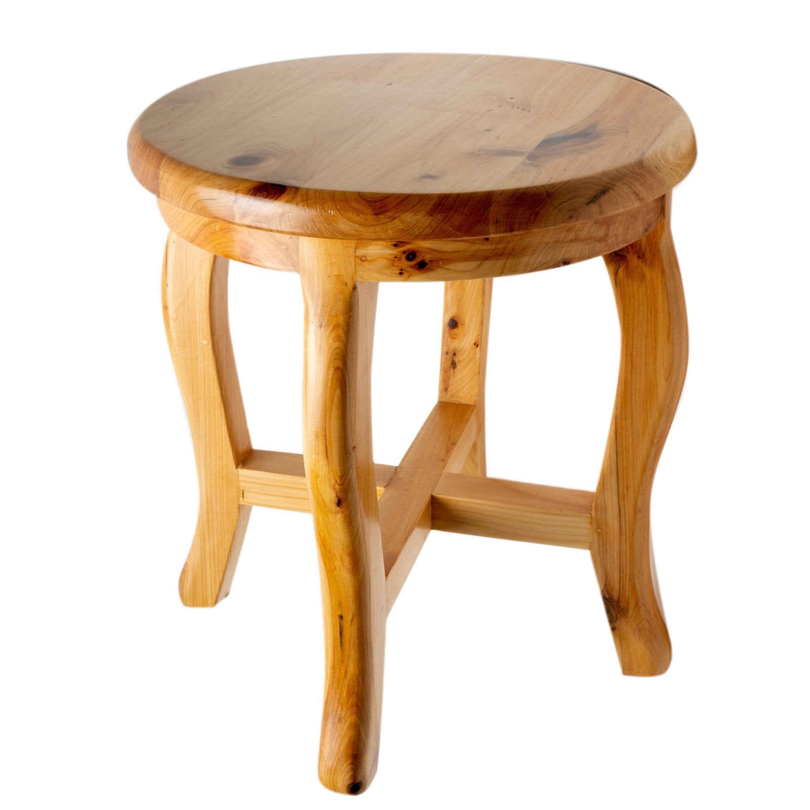 ALFI, ALFI Brand AB4406 11" Cedar Wood Round Stool Multi-Purpose Accessory