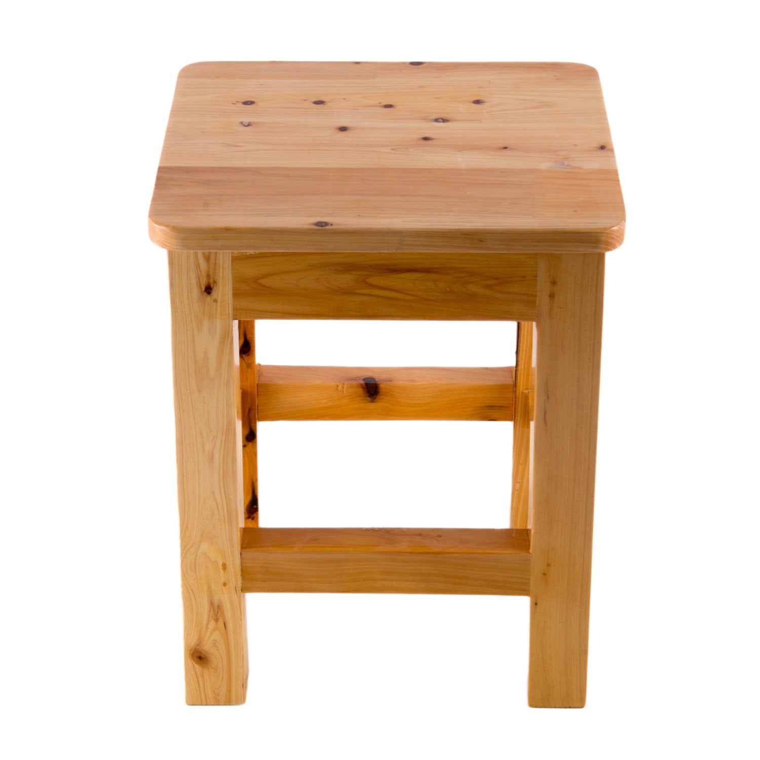 ALFI, ALFI Brand AB4407 10" x 10" Square Wooden Bench/Stool Multi-Purpose Accessory