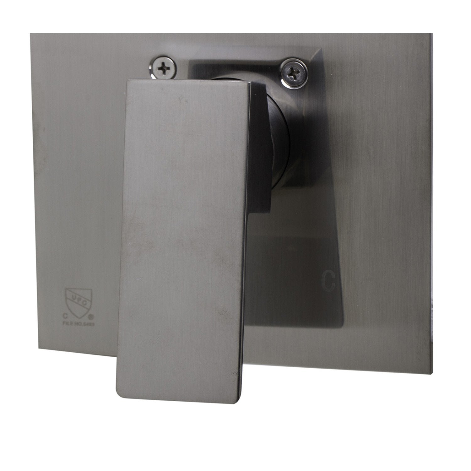 ALFI, ALFI Brand AB5501-BN Brushed Nickel Shower Valve Mixer with Square Lever Handle