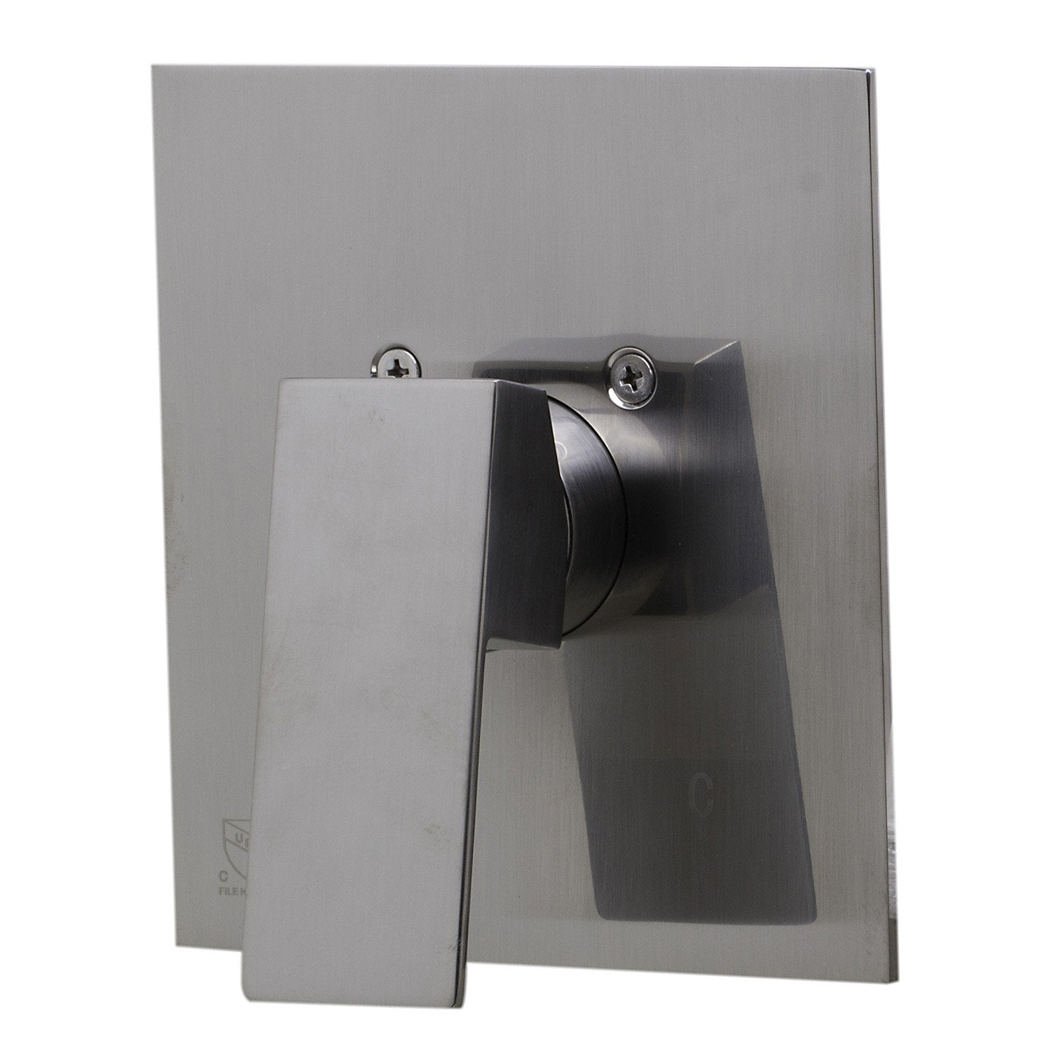 ALFI, ALFI Brand AB5501-BN Brushed Nickel Shower Valve Mixer with Square Lever Handle