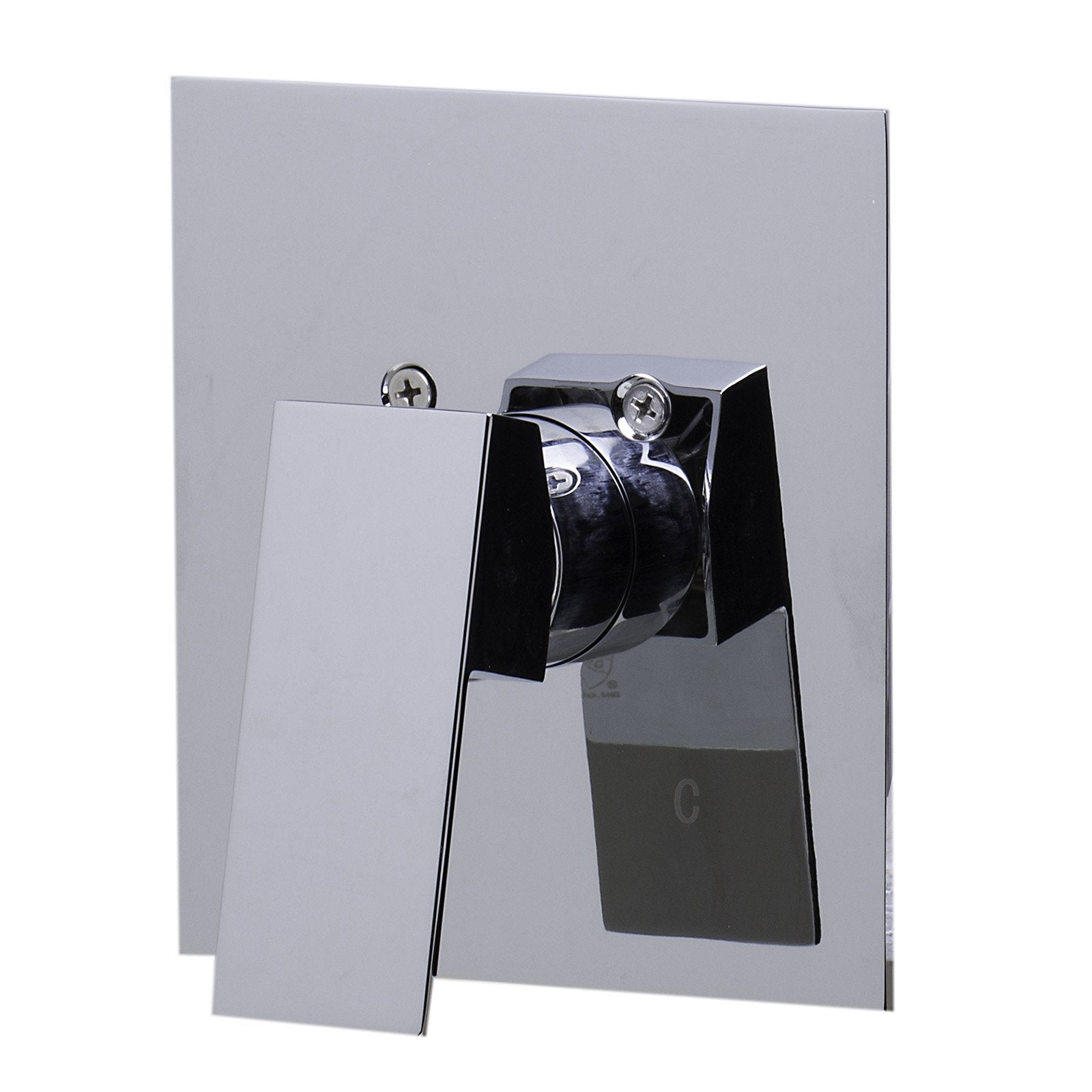 ALFI, ALFI Brand AB5501-PC Polished Chrome Shower Valve Mixer with Square Lever Handle