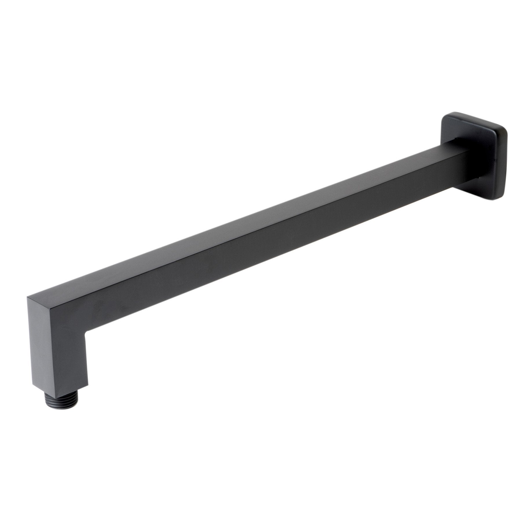 ALFI, ALFI Brand ABSA16S-BM Black Matte 16" Square Wall Shower Arm