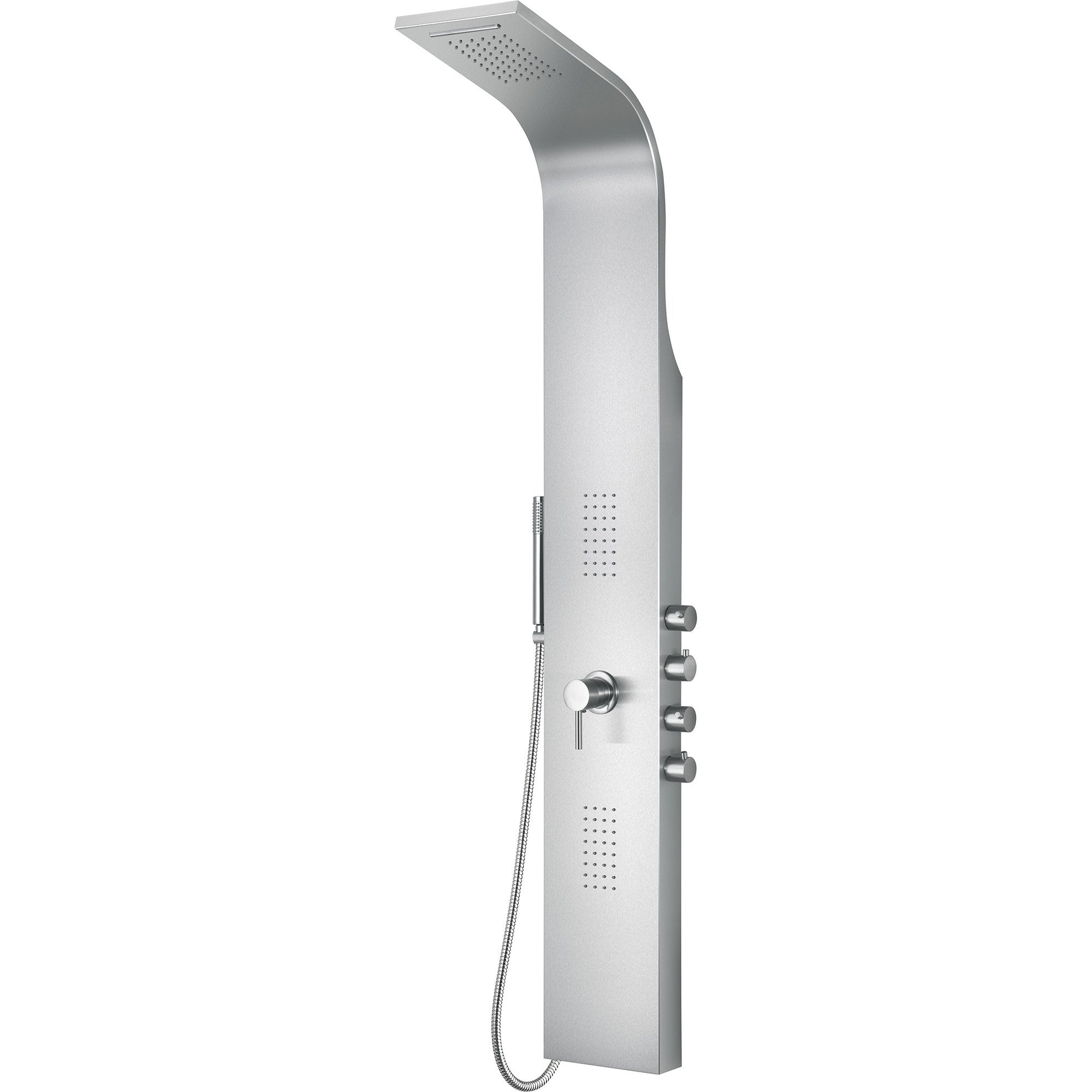 ALFI, ALFI Brand ABSP30 Modern Stainless Steel Shower Panel with 2 Body Sprays