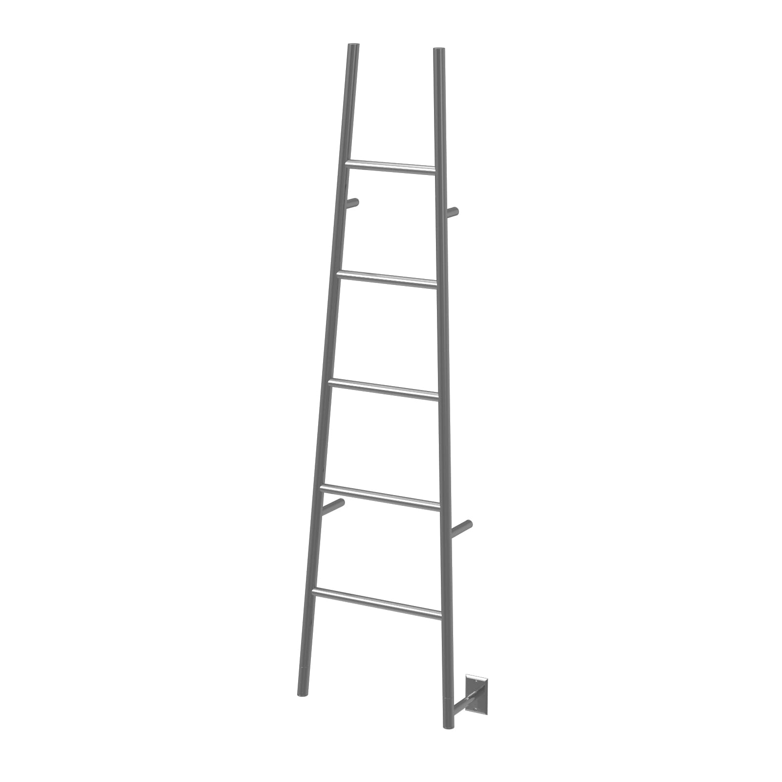 Amba, Amba ASB Jeeves Heated 75" Towel Warmer Rack Ladder with 5 Bars, Brushed Finish