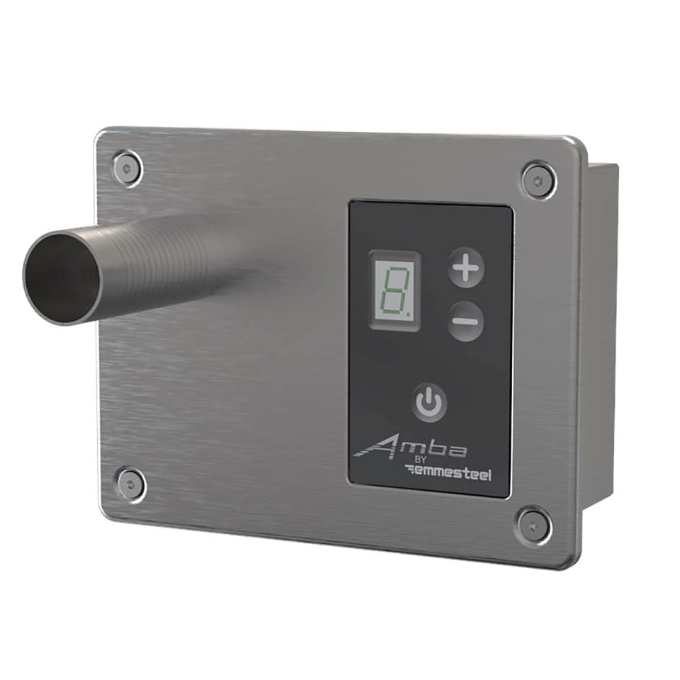 Amba, Amba ATW-DHC-B Digital Heat Controller for Antus, Quadro, Sirio & Vega Collections in Brushed Finish