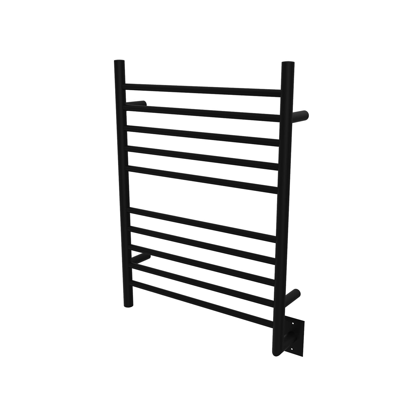 Amba, Amba RWH-SMB Radiant Hardwired Towel Warmer with 10 Straight Bars, Matte Black