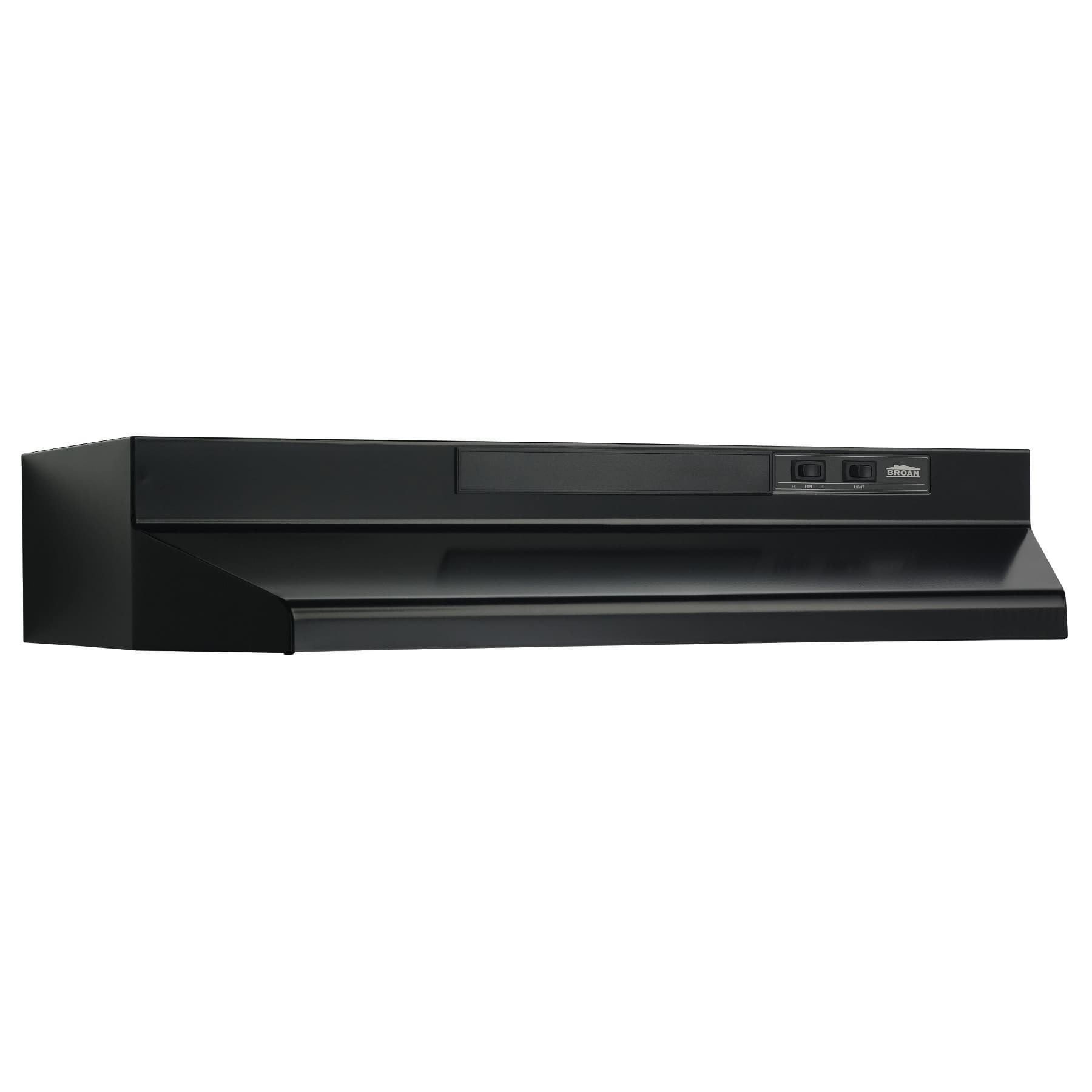 Broan, Broan F403023 30" Convertible Under-Cabinet Range Hood, 160 CFM, Black