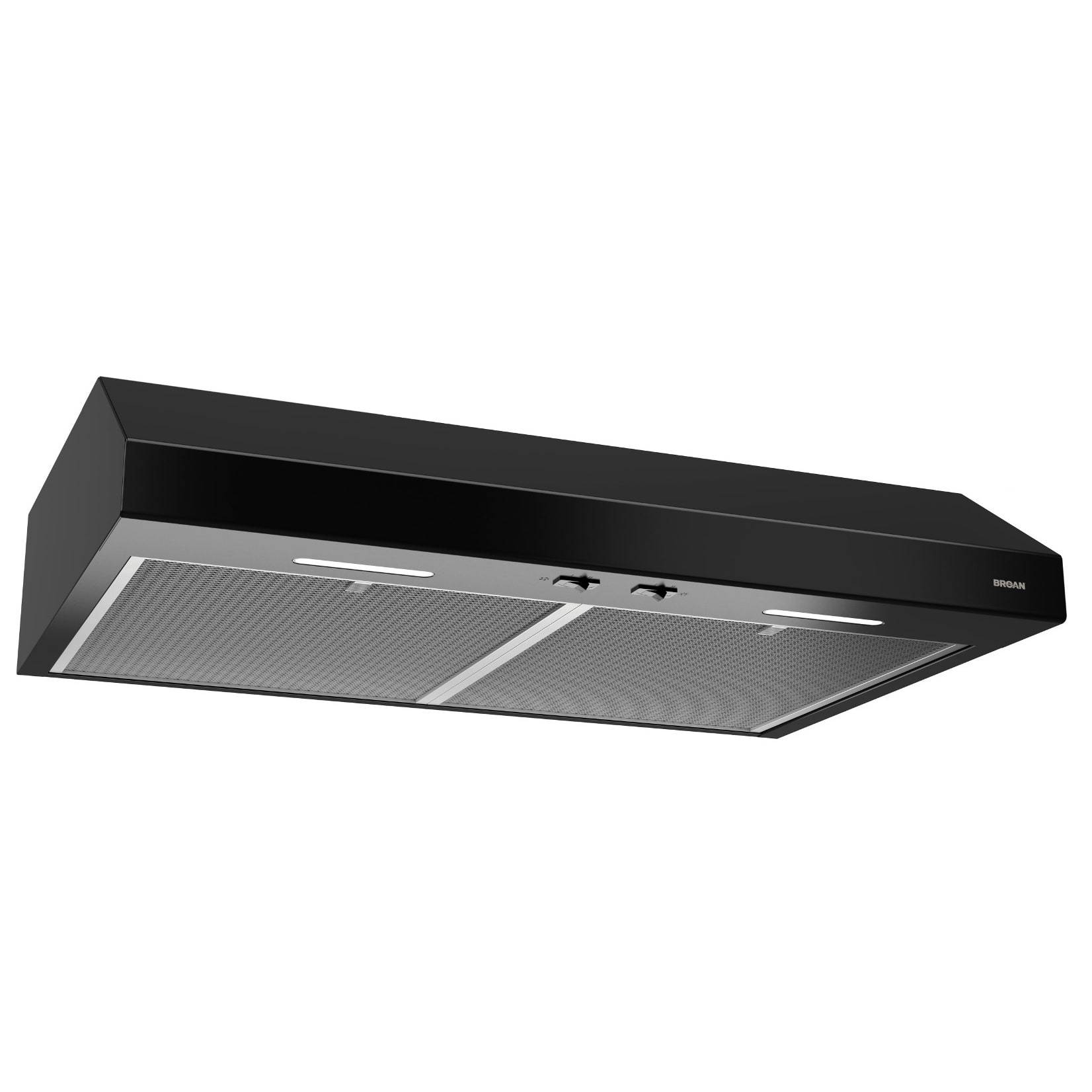 Broan NuTone, Broan Nutone BCSEK130BL 30-Inch Convertible Under-Cabinet Range Hood, 250 CFM, Black