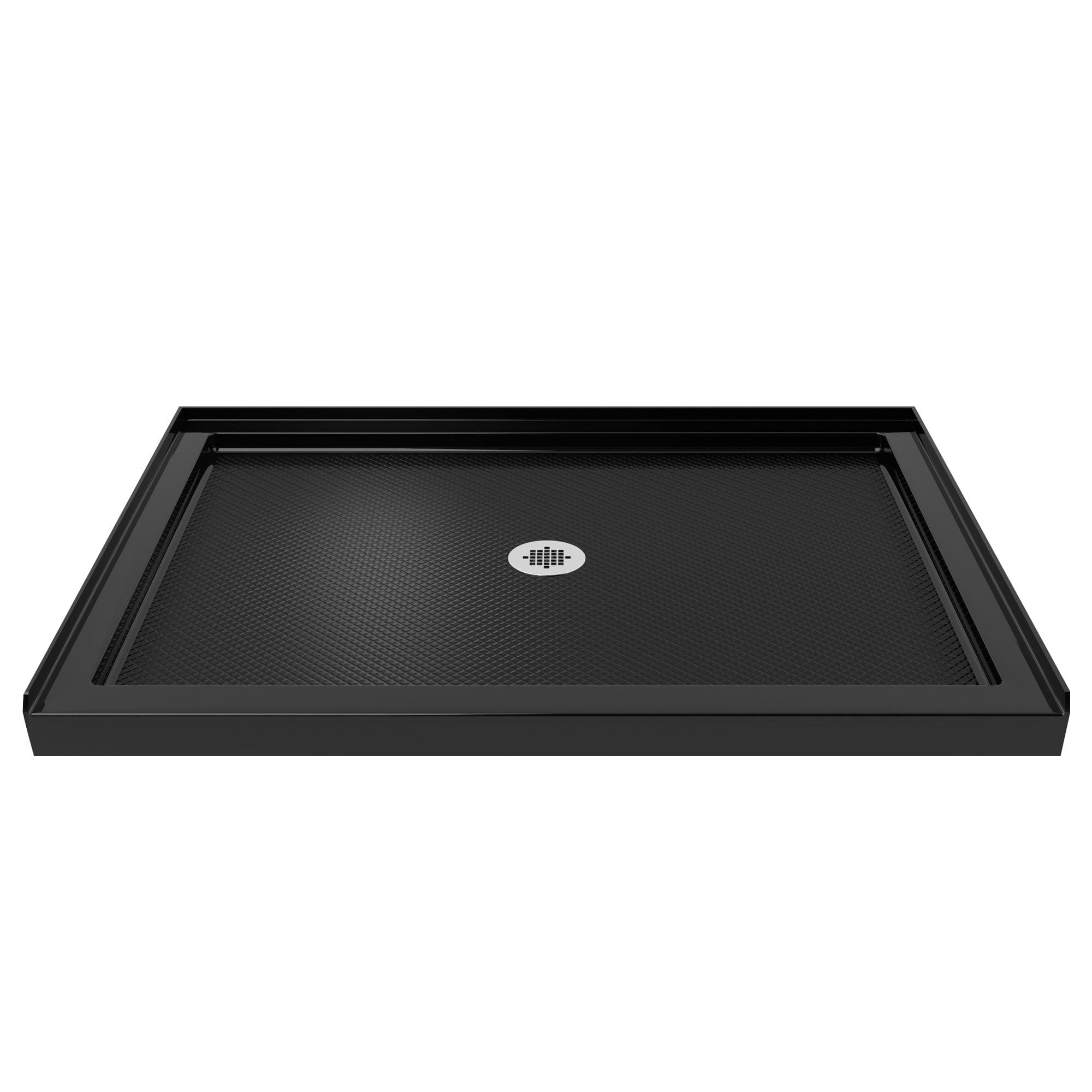 DreamLine, DreamLine DLT-1136420-88 SlimLine 36"D x 42"W x 2 3/4"H Center Drain Single Threshold Shower Base in Black