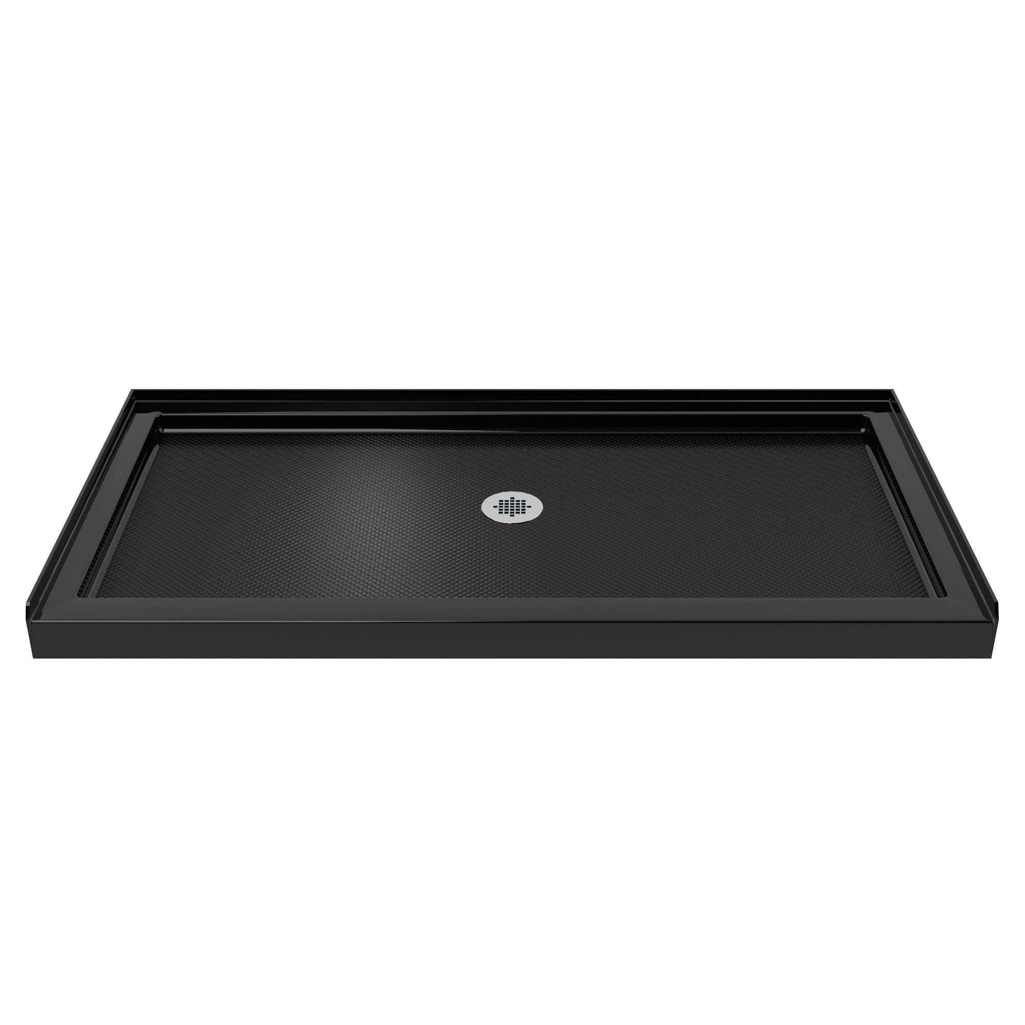 DreamLine, DreamLine DLT-1136540-88 SlimLine 36"D x 54"W x 2 3/4"H Center Drain Single Threshold Shower Base in Black