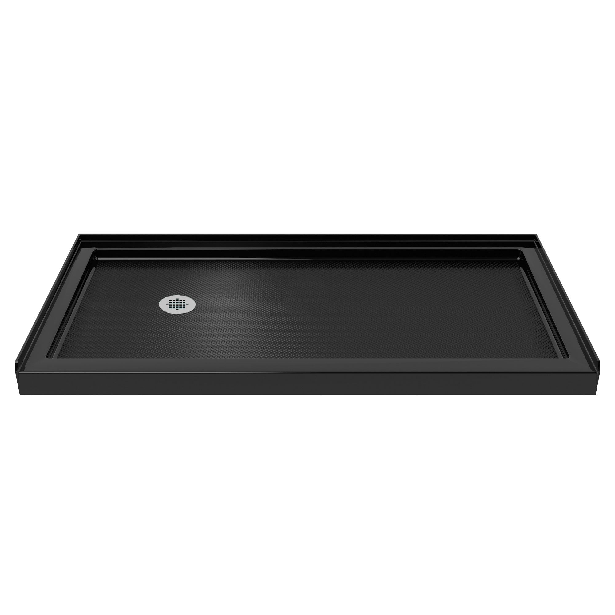 DreamLine, DreamLine DLT-1136601-88 SlimLine 36"D x 60"W x 2 3/4"H Left Drain Single Threshold Shower Base in Black